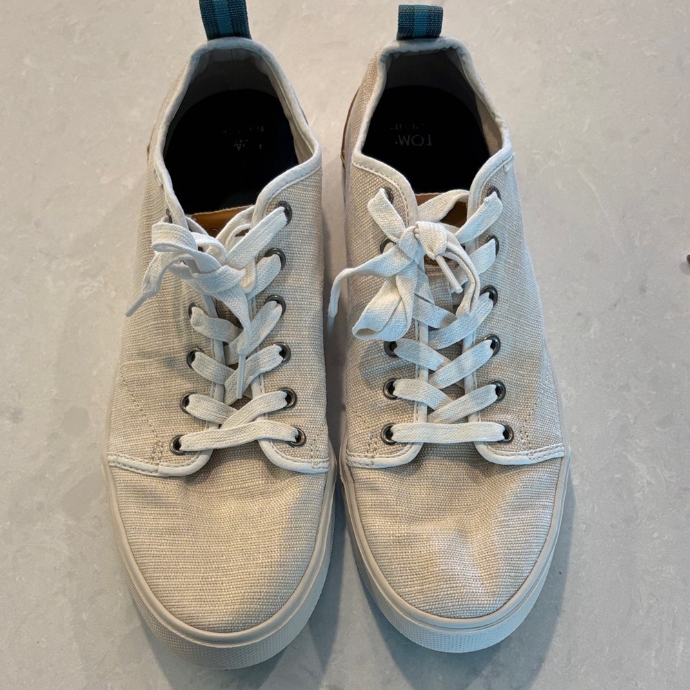TOMS Men's Canvas Sneakers - Cream